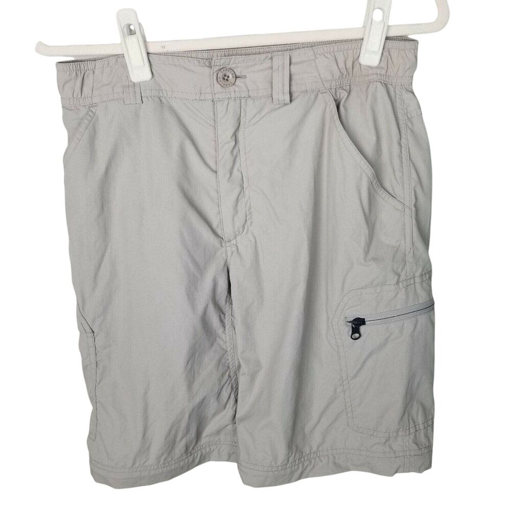 Cabelas Mens Nylon Cargo Hiking Shorts Size 32 Gorpcore Outdoor Trail Granola